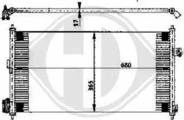 Diederichs 8608505 - Condensatore, Climatizzatore autozon.pro