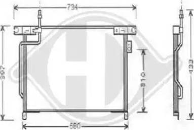 Diederichs 8608209 - Condensatore, Climatizzatore autozon.pro