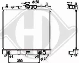 Diederichs 8603503 - Radiatore, Raffreddamento motore autozon.pro