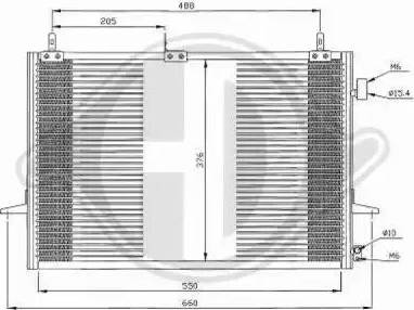 Diederichs 8143300 - Condensatore, Climatizzatore autozon.pro