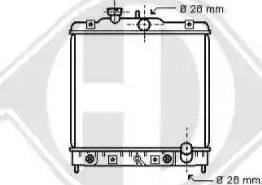 Diederichs 8150121 - Radiatore, Raffreddamento motore autozon.pro