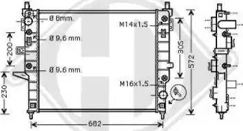 Diederichs 8169006 - Radiatore, Raffreddamento motore autozon.pro