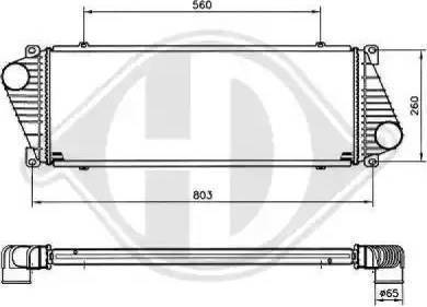 Diederichs 8166104 - Intercooler autozon.pro