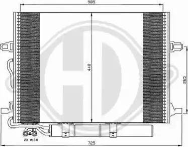 Diederichs 8161500 - Condensatore, Climatizzatore autozon.pro