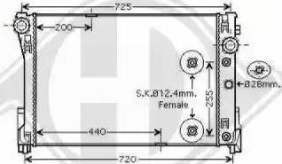 Diederichs 8167205 - Radiatore, Raffreddamento motore autozon.pro