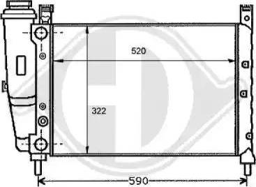 Diederichs 8109137 - Radiatore, Raffreddamento motore autozon.pro