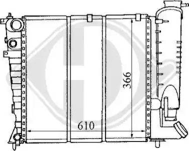 Diederichs 8104149 - Radiatore, Raffreddamento motore autozon.pro