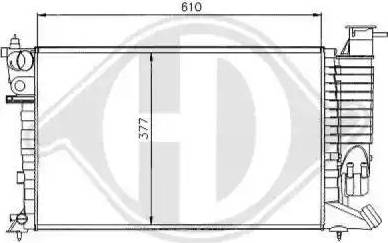 Diederichs 8104165 - Radiatore, Raffreddamento motore autozon.pro