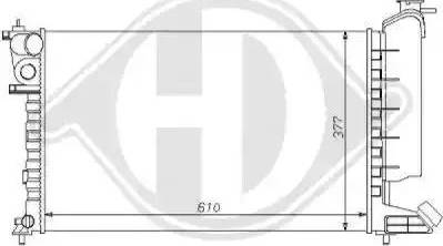 Diederichs 8104134 - Radiatore, Raffreddamento motore autozon.pro