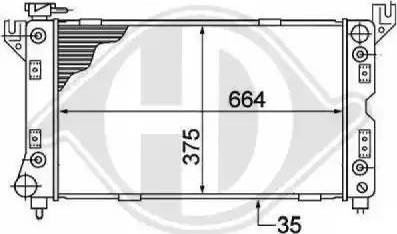 Diederichs 8103109 - Radiatore, Raffreddamento motore autozon.pro