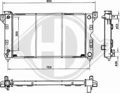 Diederichs 8103118 - Radiatore, Raffreddamento motore autozon.pro