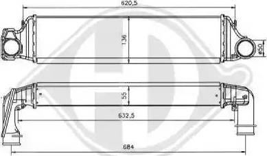 Diederichs 8121406 - Intercooler autozon.pro