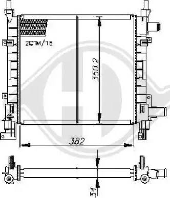 Diederichs 8110190 - Radiatore, Raffreddamento motore autozon.pro