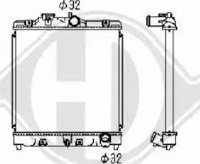 Diederichs 8111138 - Radiatore, Raffreddamento motore autozon.pro