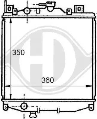 Diederichs 8136108 - Radiatore, Raffreddamento motore autozon.pro