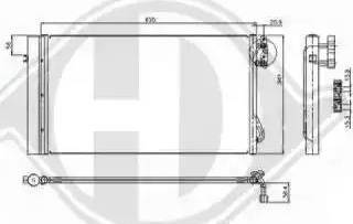 Diederichs 8121609 - Condensatore, Climatizzatore autozon.pro