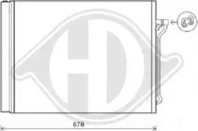 Diederichs 8122501 - Condensatore, Climatizzatore autozon.pro