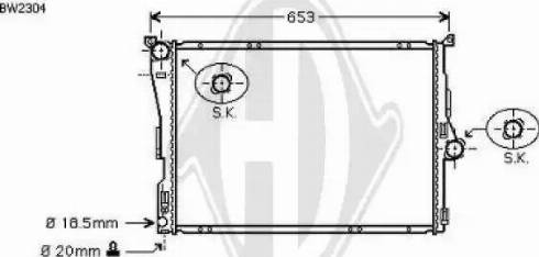 Diederichs 8127510 - Radiatore, Raffreddamento motore autozon.pro