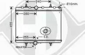 Diederichs 8349705 - Radiatore, Raffreddamento motore autozon.pro