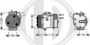 Diederichs 8345206 - Compressore, Climatizzatore autozon.pro