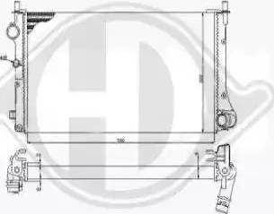 Diederichs 8343402 - Radiatore, Raffreddamento motore autozon.pro