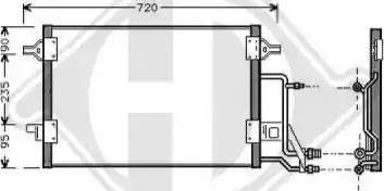 Diederichs 8224500 - Condensatore, Climatizzatore autozon.pro