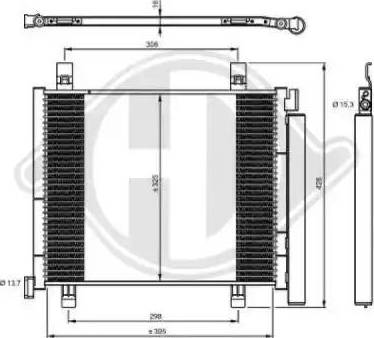 Diederichs 8223600 - Condensatore, Climatizzatore autozon.pro