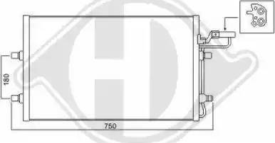 Diederichs 8761405 - Condensatore, Climatizzatore autozon.pro