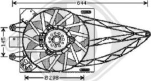 Diederichs 3434301 - Ventola, Raffreddamento motore autozon.pro