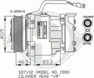 Diederichs 7421000 - Compressore, Climatizzatore autozon.pro