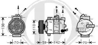 Diederichs 7103100 - Compressore, Climatizzatore autozon.pro