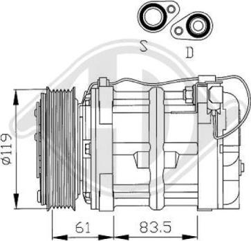 Diederichs 7762100 - Compressore, Climatizzatore autozon.pro