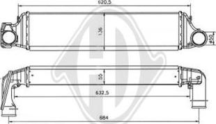 Diederichs DCA1079 - Intercooler autozon.pro