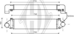 Diederichs DCA1141 - Intercooler autozon.pro