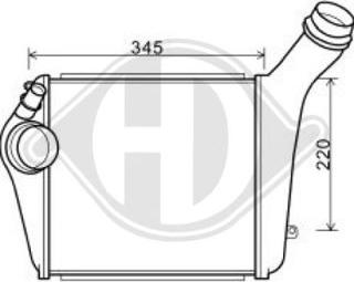 Diederichs DCA1109 - Intercooler autozon.pro