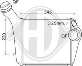 Diederichs DCA1108 - Intercooler autozon.pro