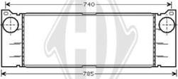 Diederichs DCA1124 - Intercooler autozon.pro