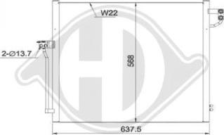 Diederichs DCC1999 - Condensatore, Climatizzatore autozon.pro