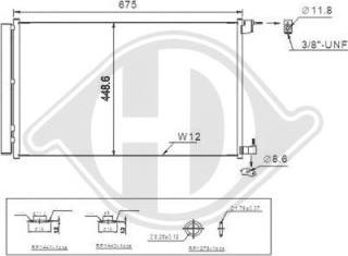 Diederichs DCC1963 - Condensatore, Climatizzatore autozon.pro