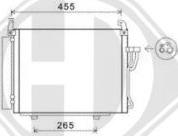 Diederichs DCC1909 - Condensatore, Climatizzatore autozon.pro