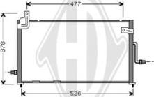 Diederichs DCC1495 - Condensatore, Climatizzatore autozon.pro