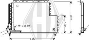 Diederichs DCC1458 - Condensatore, Climatizzatore autozon.pro