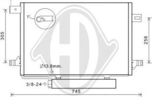 Diederichs DCC1698 - Condensatore, Climatizzatore autozon.pro