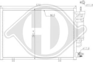 Diederichs DCC1646 - Condensatore, Climatizzatore autozon.pro