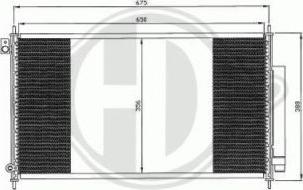 Diederichs DCC1650 - Condensatore, Climatizzatore autozon.pro