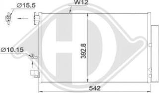 Diederichs DCC1618 - Condensatore, Climatizzatore autozon.pro