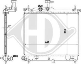 Diederichs DCC1081 - Condensatore, Climatizzatore autozon.pro