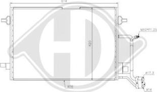 Diederichs DCC1025 - Condensatore, Climatizzatore autozon.pro