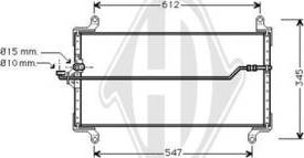 Diederichs DCC1136 - Condensatore, Climatizzatore autozon.pro