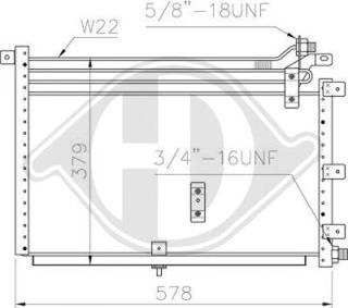 Diederichs DCC1364 - Condensatore, Climatizzatore autozon.pro